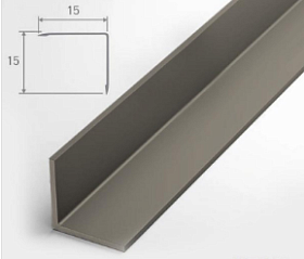 Угол Русский профиль анодированный 15x15мм HE 270